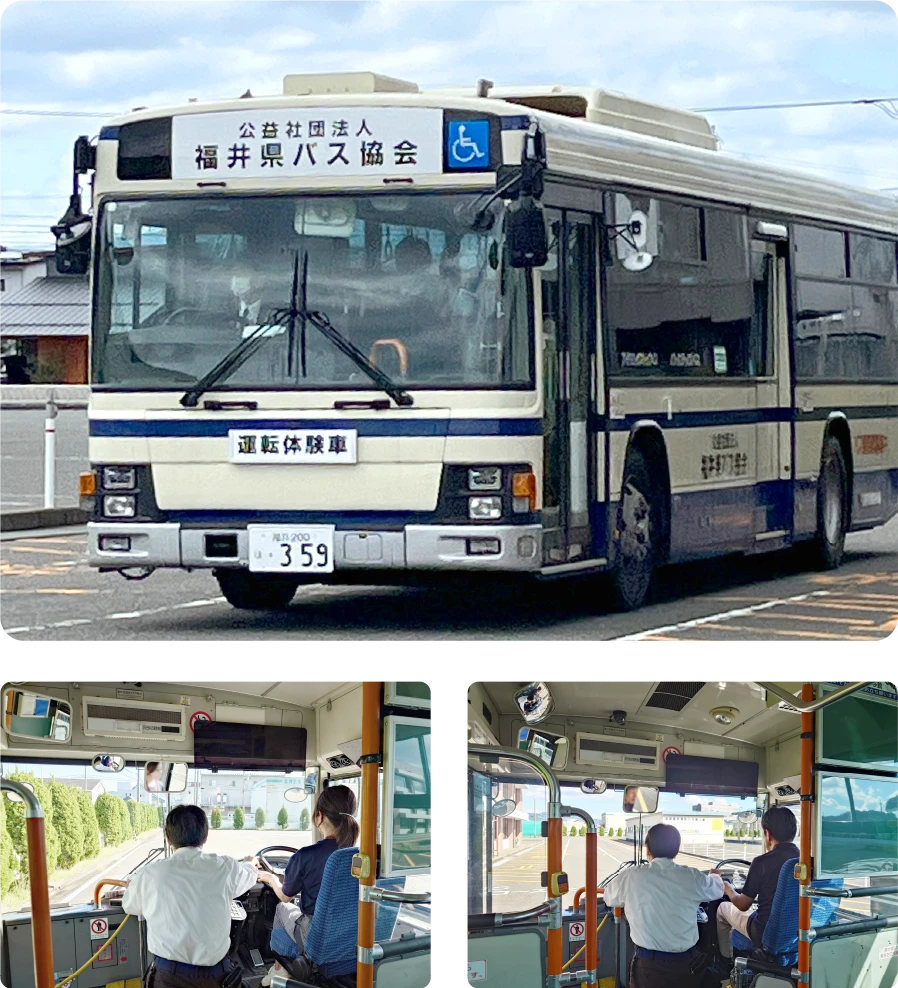 運転体験イベントレポートの様子